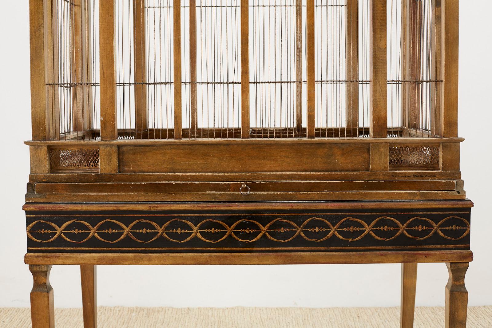 French Neoclassical Style Domed Birdcage by Eric Lansdown 1