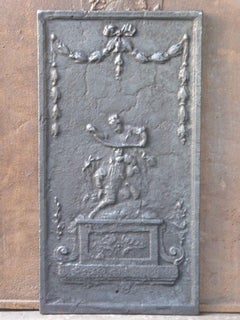 French Neoclassical Style Fireback / Backsplash, 20th Century