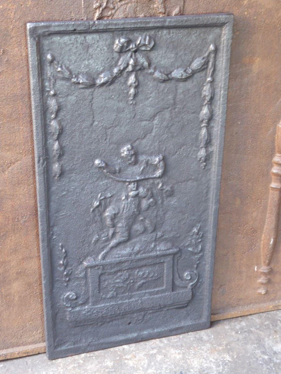 French Neoclassical Style Fireback / Backsplash, 20th Century In Good Condition For Sale In Soest, NL