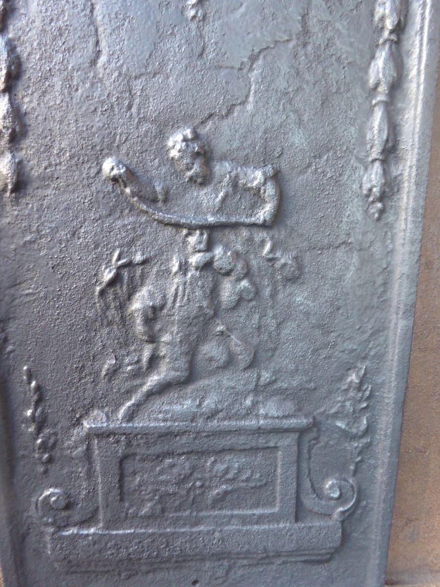 French Neoclassical Style Fireback / Backsplash, 20th Century For Sale 1