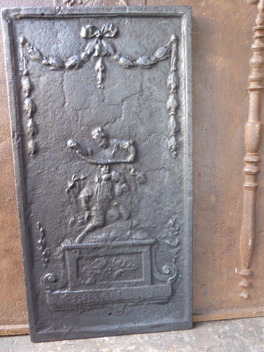 French Neoclassical Style Fireback / Backsplash, 20th Century For Sale 2