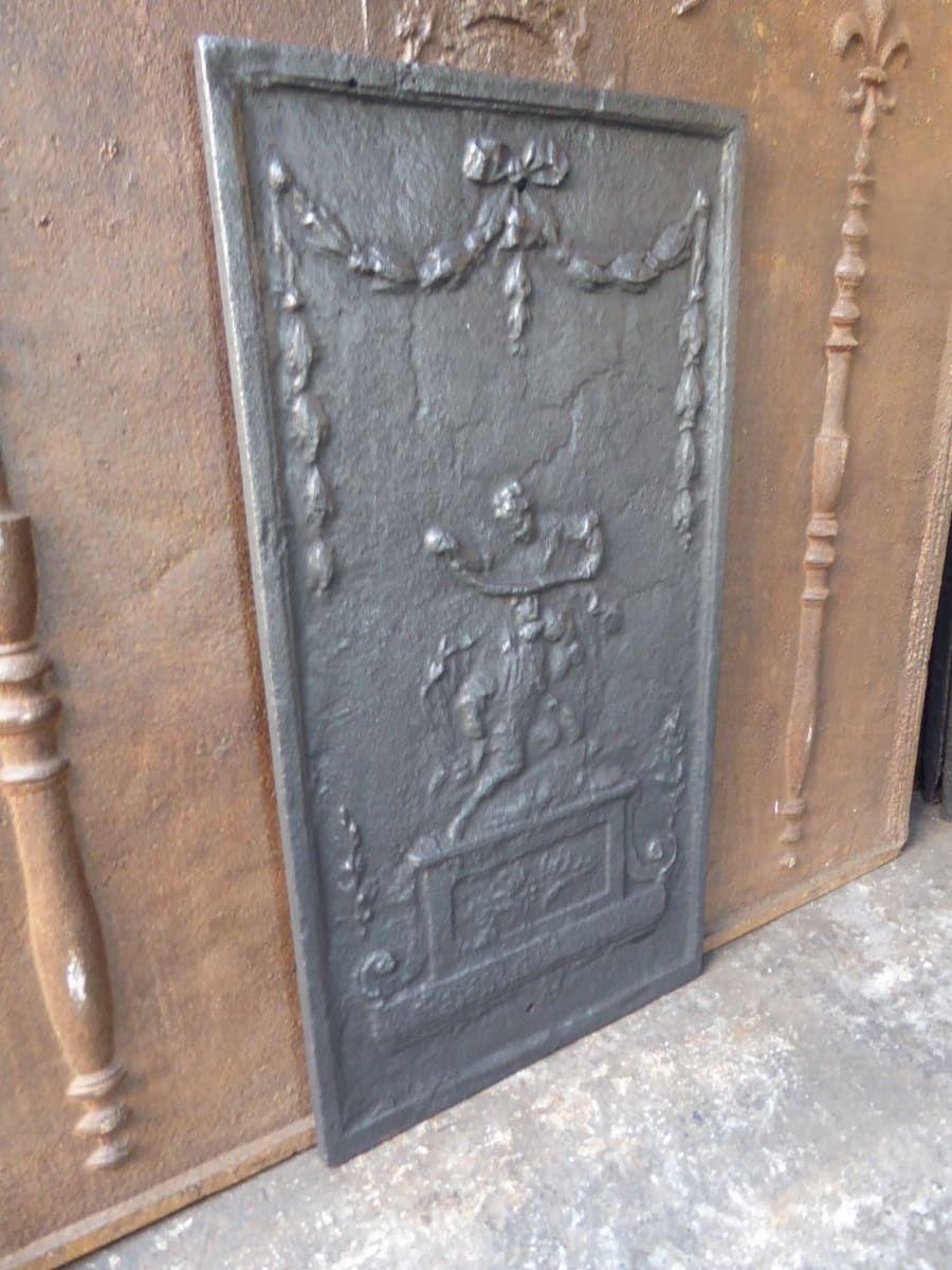 French Neoclassical Style Fireback / Backsplash, 20th Century For Sale 3
