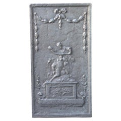Plaque de cheminée / crédence de style néoclassique français, 20e siècle