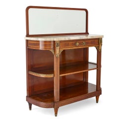 French Neoclassical Style Gilt Bronze Mounted Wooden Side Table