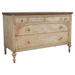 French Neoclassical Style Hand Painted Commode