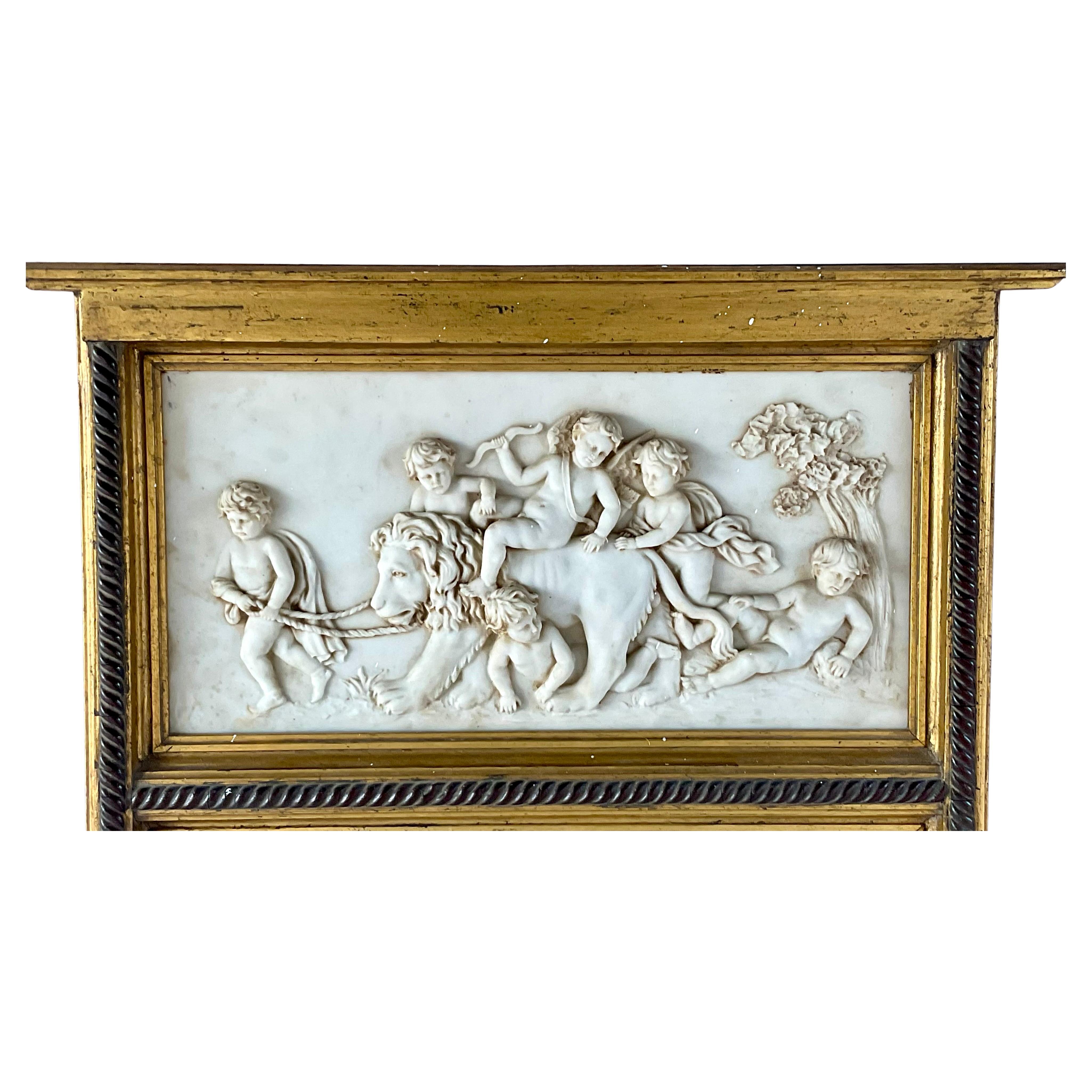 Français Miroir Trumeau de style néoclassique français en vente