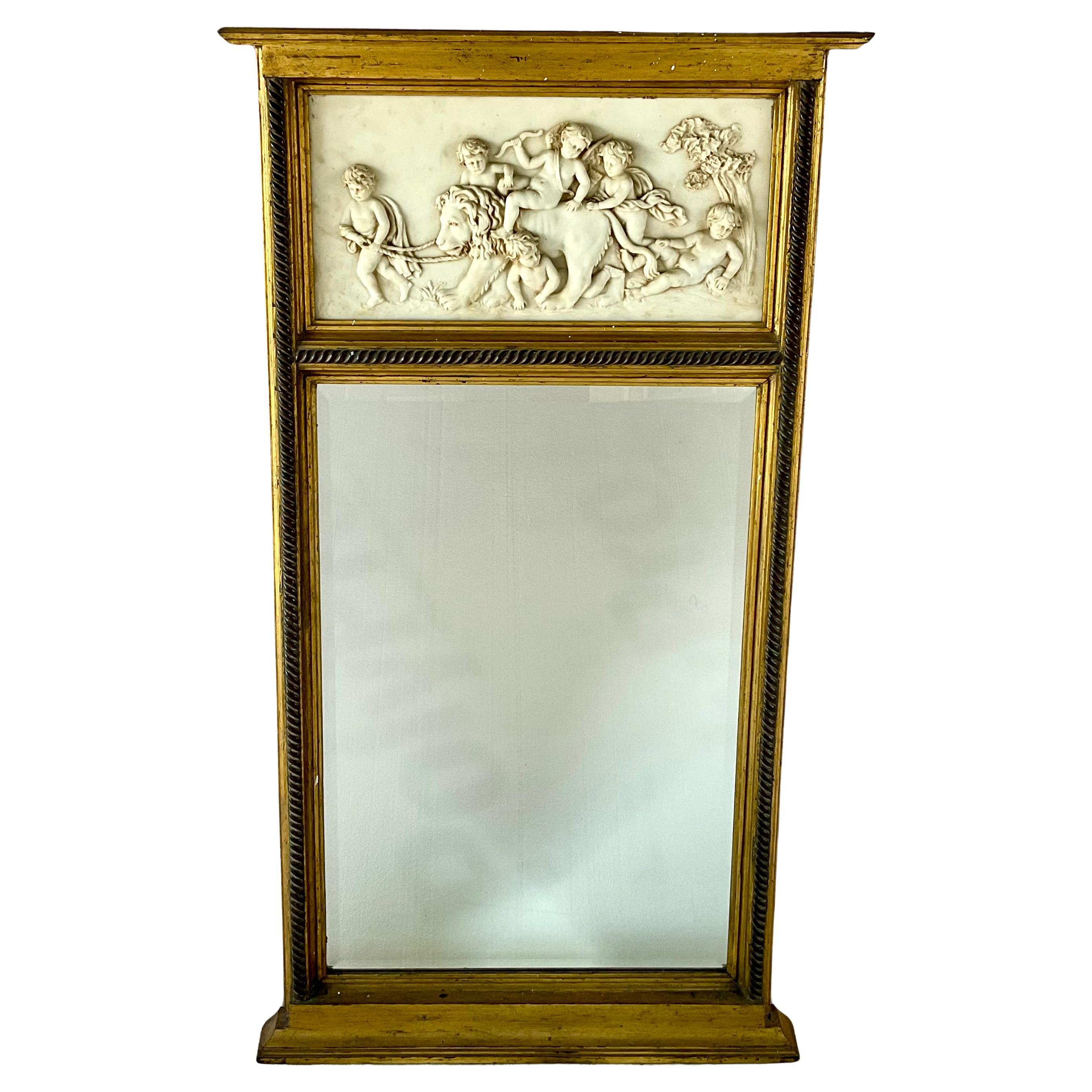 Miroir Trumeau de style néoclassique français en vente 2