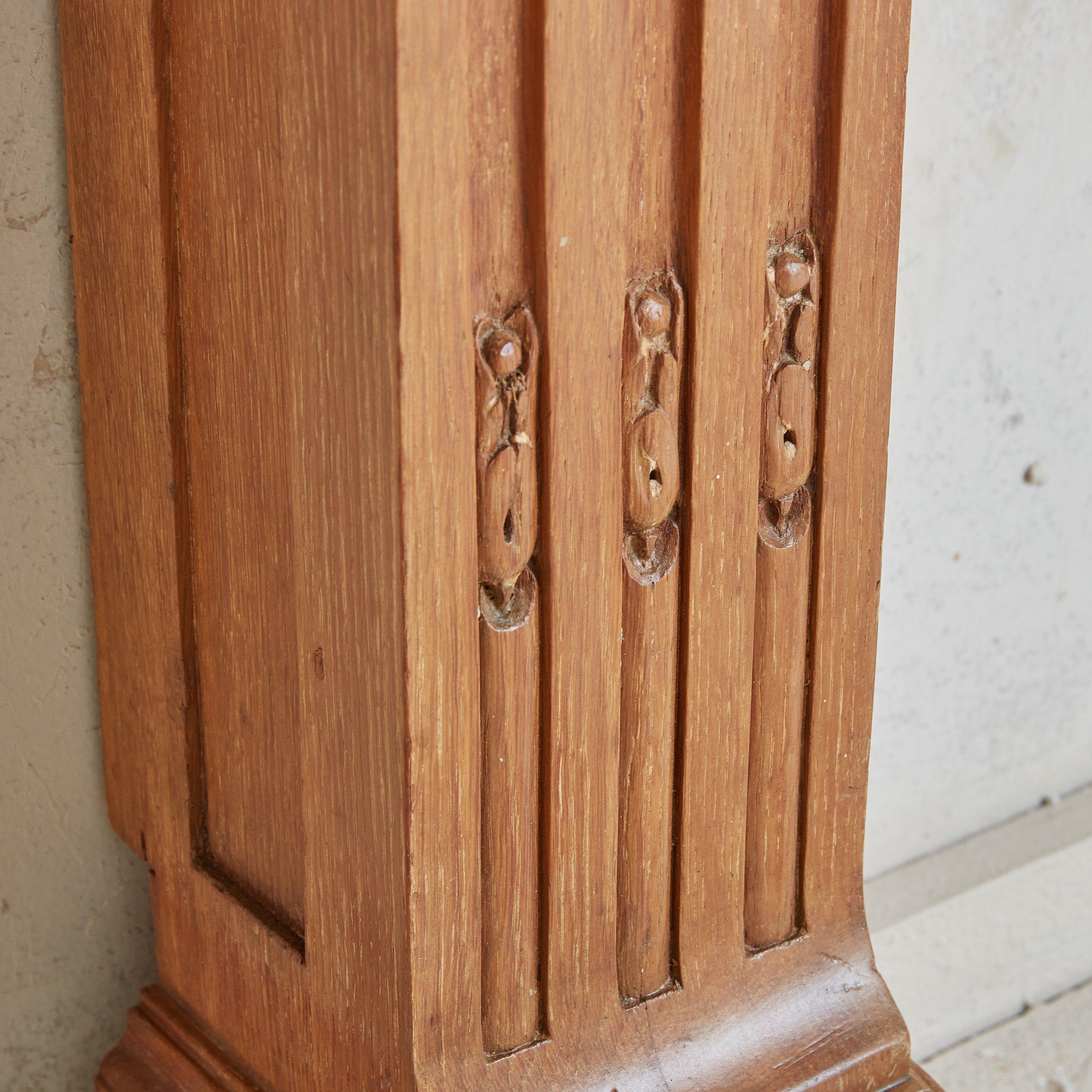 French Neoclassical Wall Console Attributed to Jean Charles Moreaux, 1940s For Sale 5