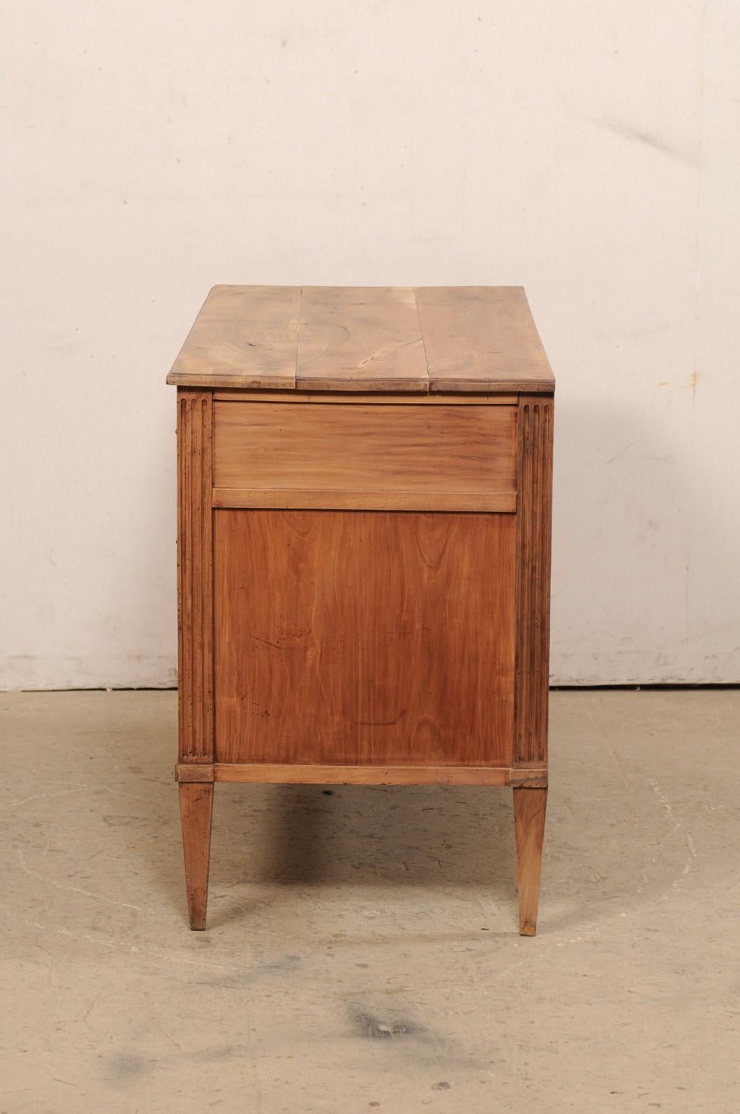 French Neoclassical Wooden Commode w/Brass Trim, 19th C. For Sale 7