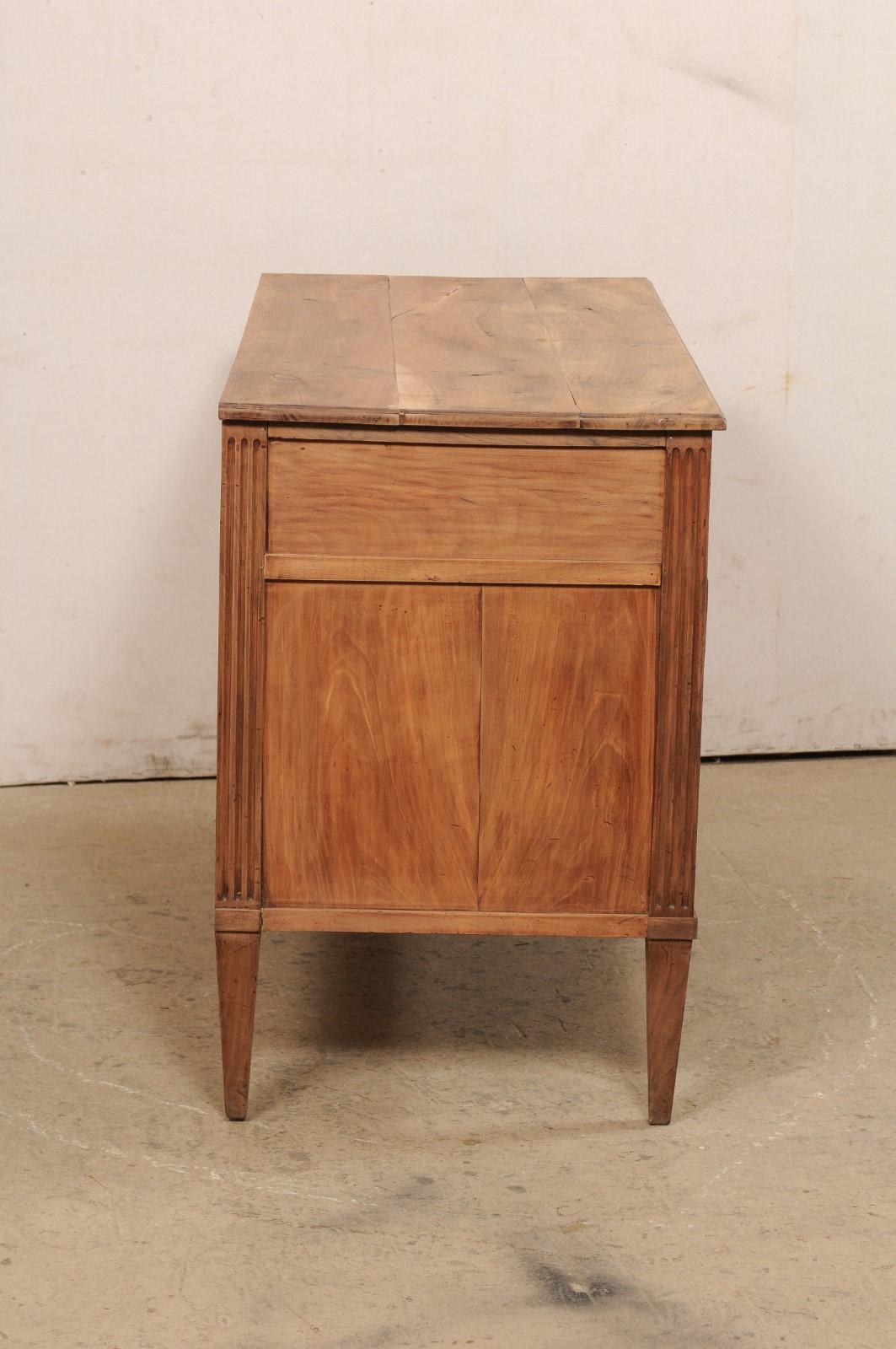 French Neoclassical Wooden Commode w/Brass Trim, 19th C. For Sale 3