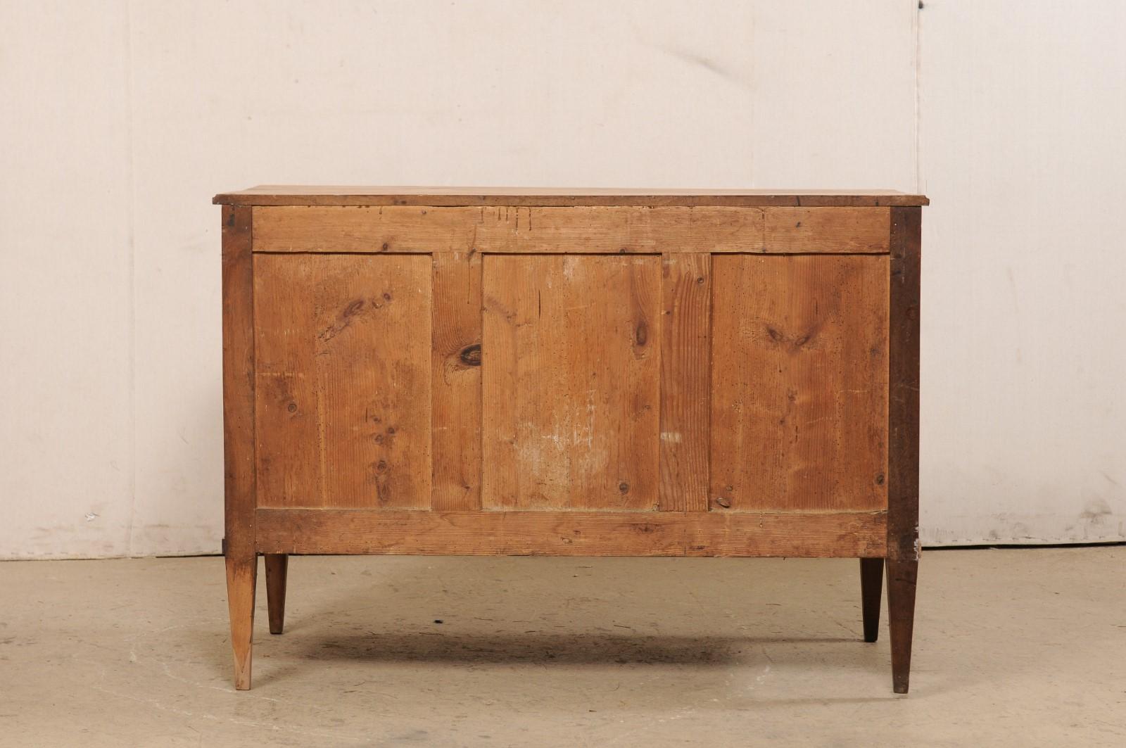 French Neoclassical Wooden Commode w/Brass Trim, 19th C. For Sale 5