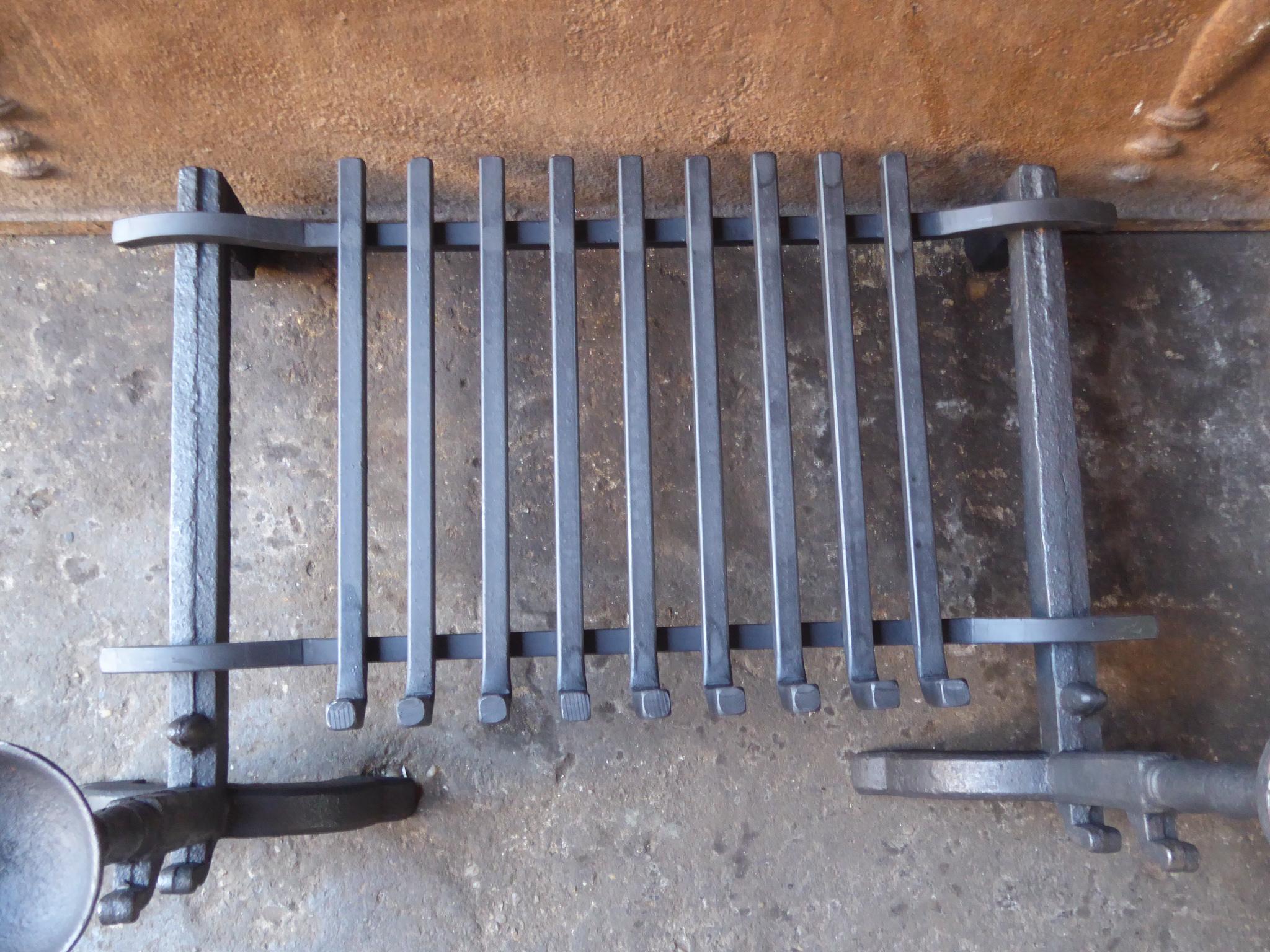 French Neogothic Fire Grate, Fireplace Grate 5