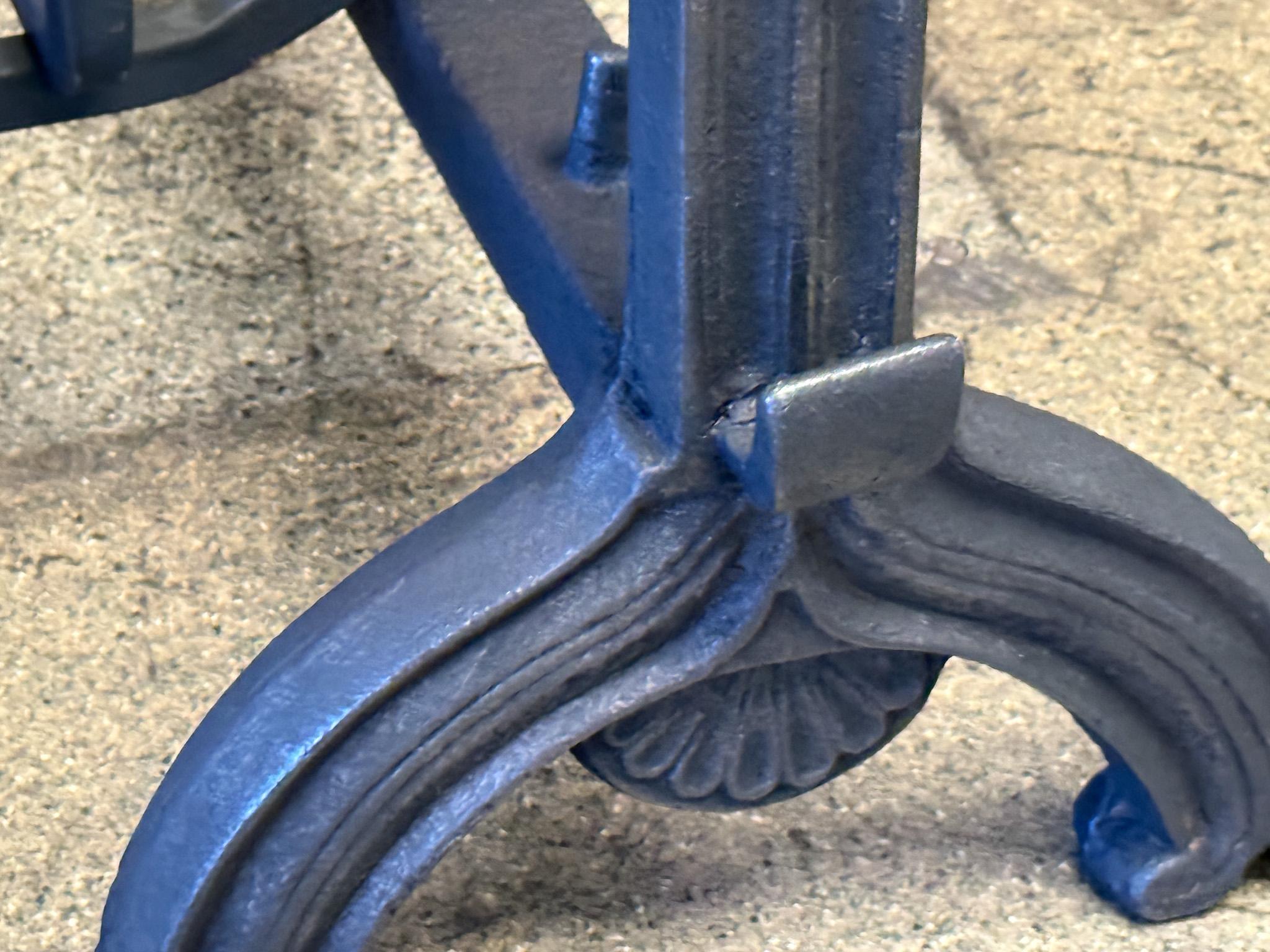 Grille de cheminée néogothique française en vente 4