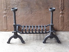 French Neogothic Fire Grate, Fireplace Grate