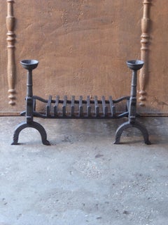 French Neogothic Fire Grate, Fireplace Grate