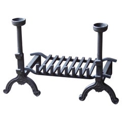 French Neogothic Fire Grate, Fireplace Grate
