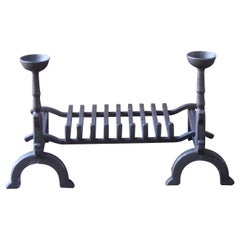 French Neogothic Fire Grate, Fireplace Grate