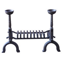 French Neogothic Fire Grate, Fireplace Grate