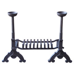 French Neogothic Fire Grate, Fireplace Grate