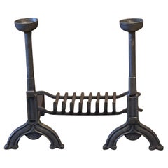 French Neogothic Fire Grate, Fireplace Grate