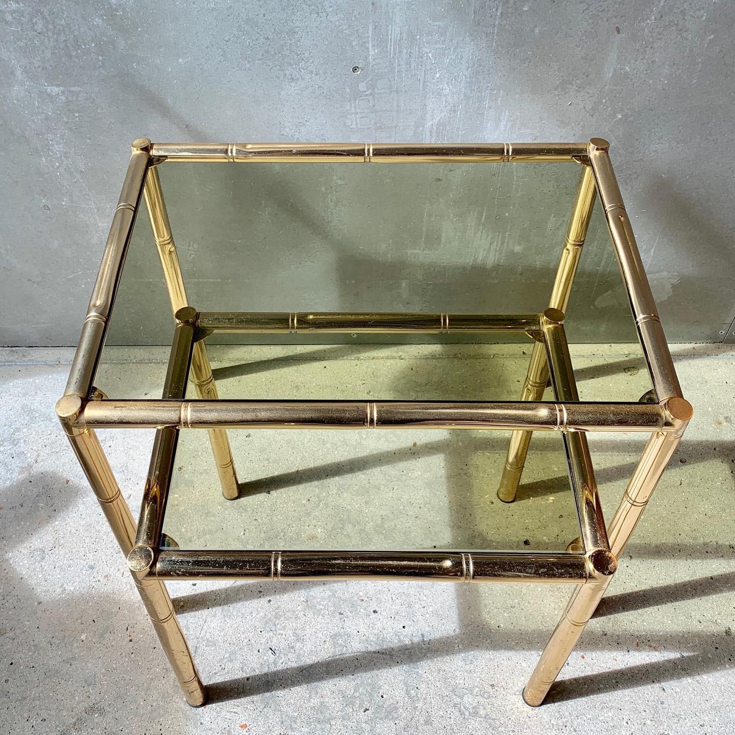 French Nesting Tables, Maison Baguès, 1950s In Good Condition For Sale In Copenhagen, DK