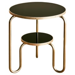 French Nickel Over Iron Occasional Table c. 1940