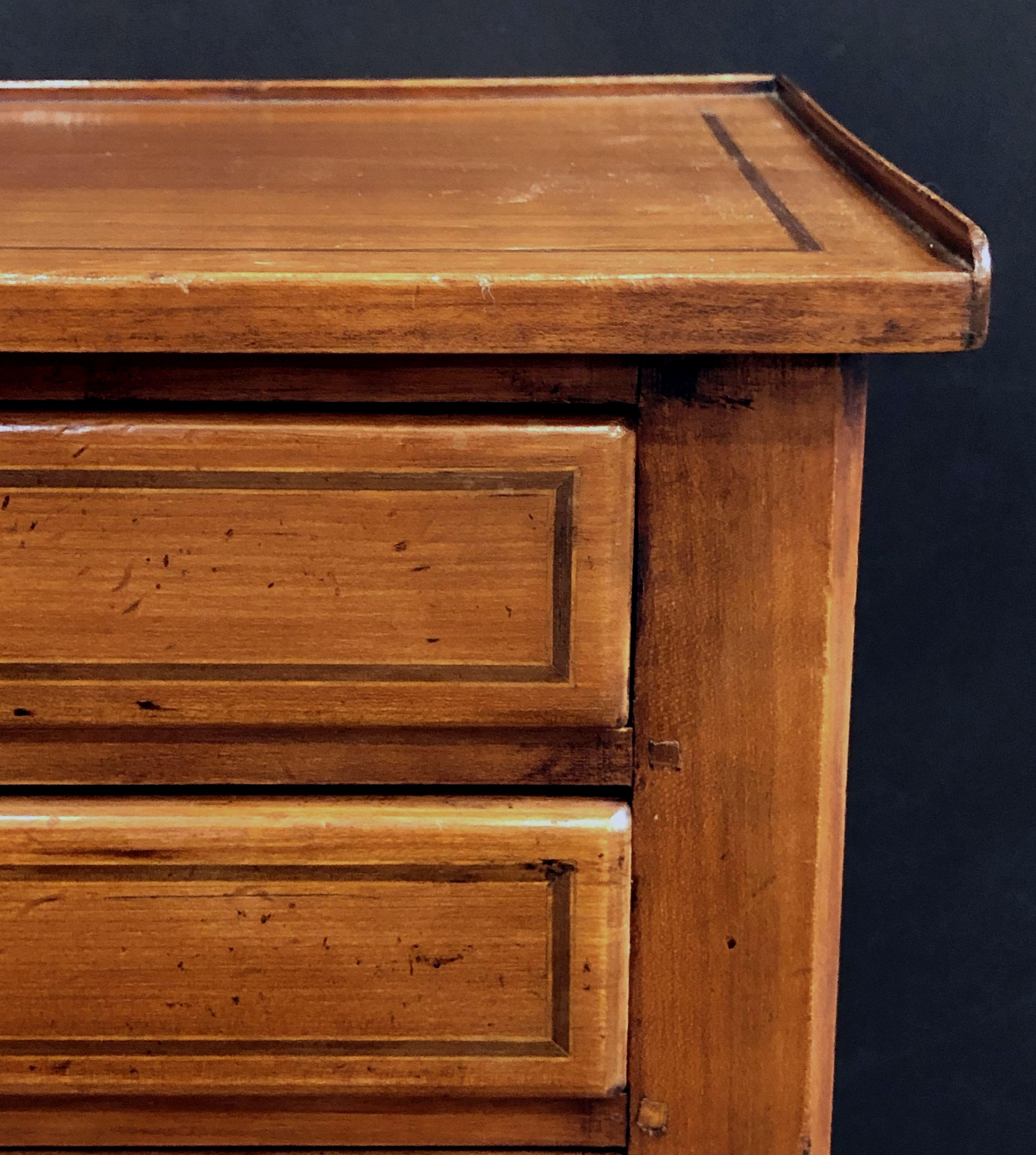 French Nightstands or Side Tables of Chestnut 'Priced as a Pair' 4