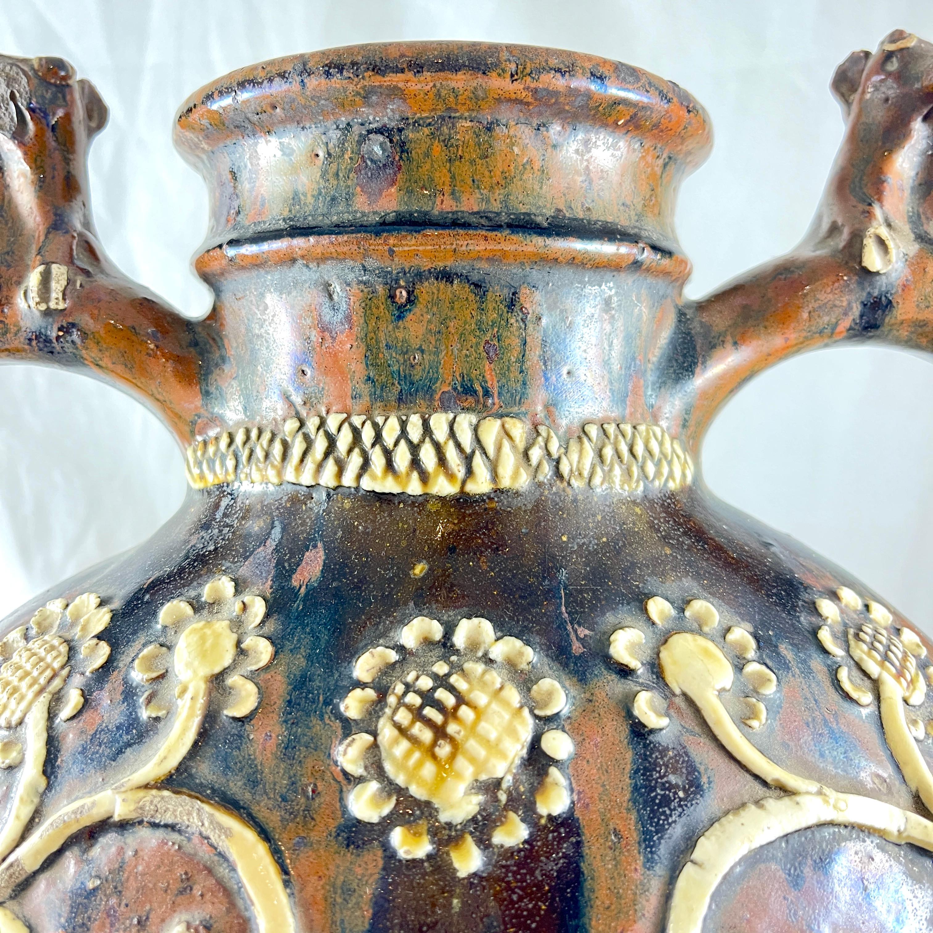 French Normandy Vindefontaine Kaolin Beverage Fountain,  Mid 19th C. For Sale 3