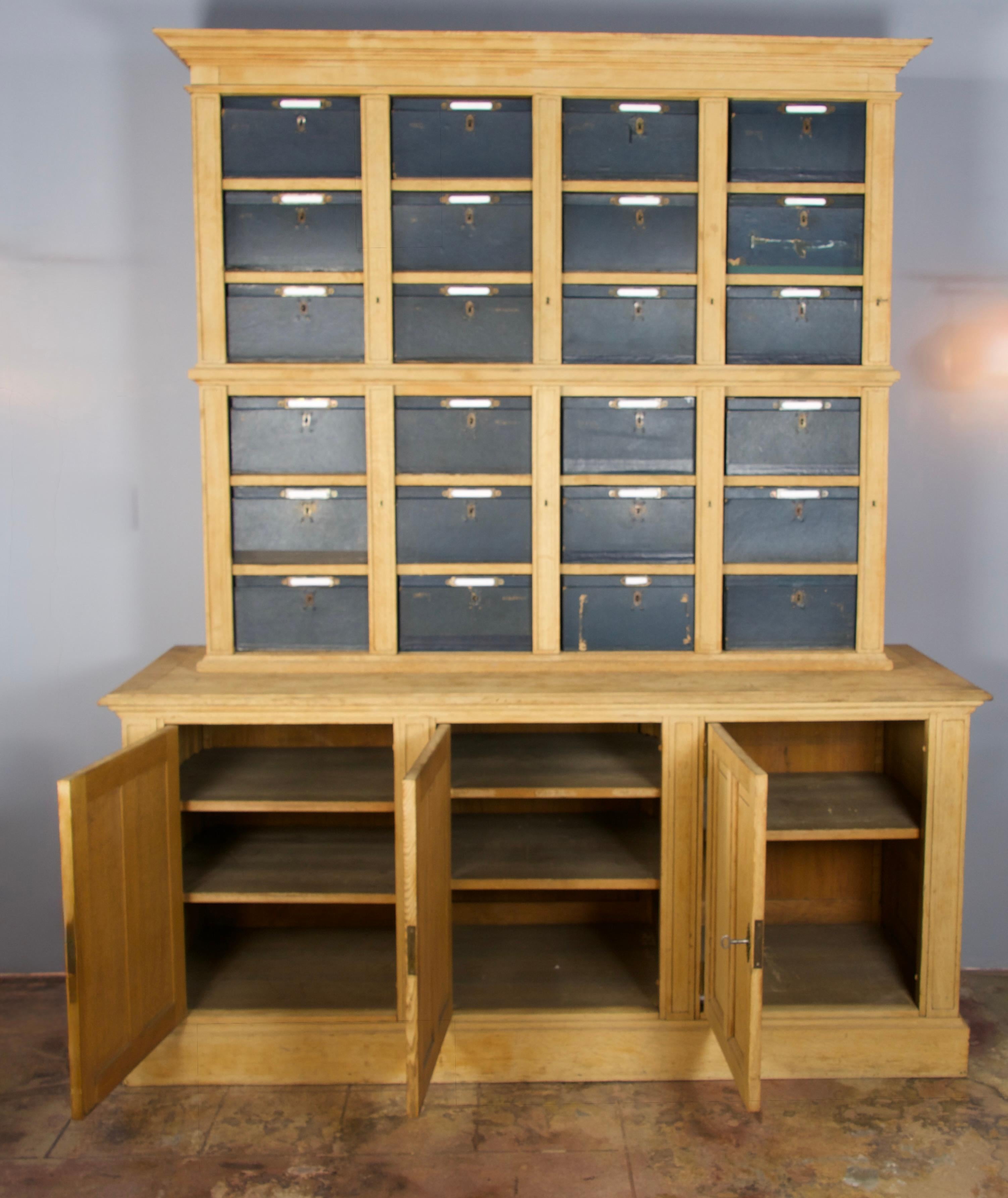 Louis Philippe French Notary Cabinet For Sale