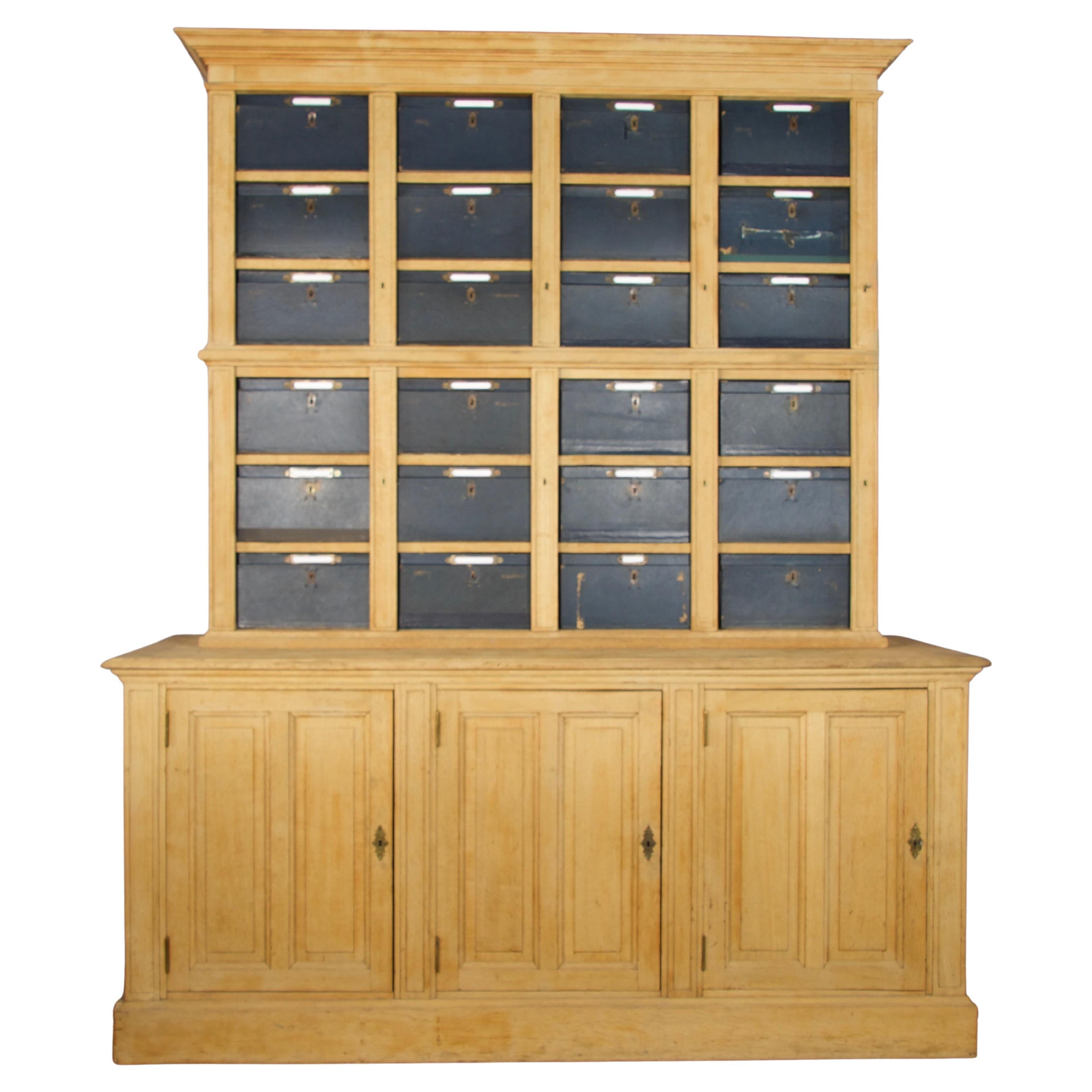 French Notary Cabinet For Sale