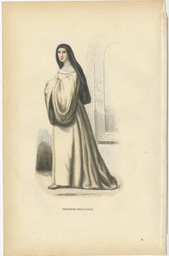 French Nun of the Order of Feuillantines, a Catholic Congregation, 1845