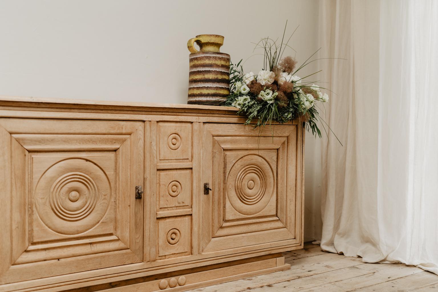 French Oak 1940s Cabinet 9