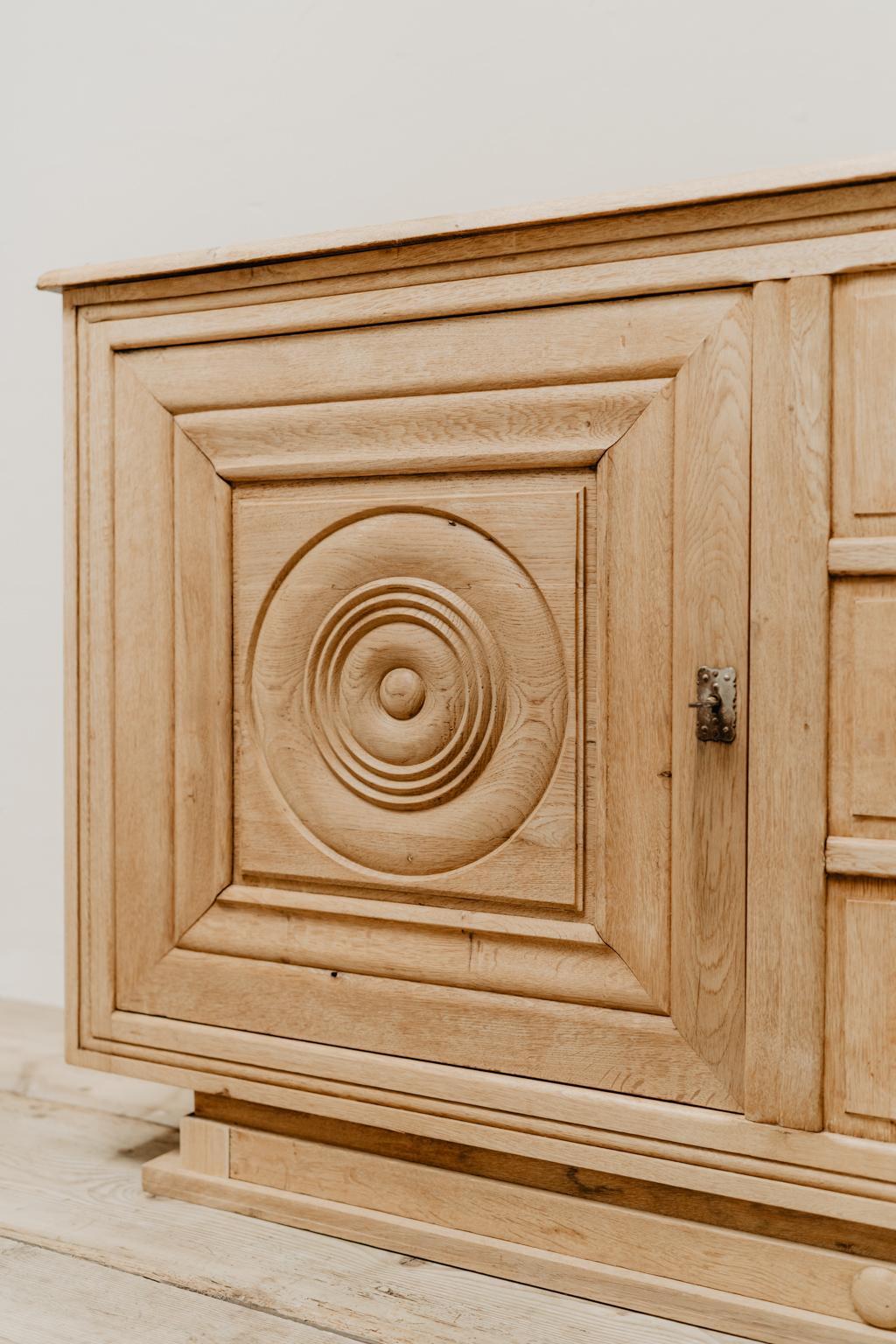 French Oak 1940s Cabinet 1