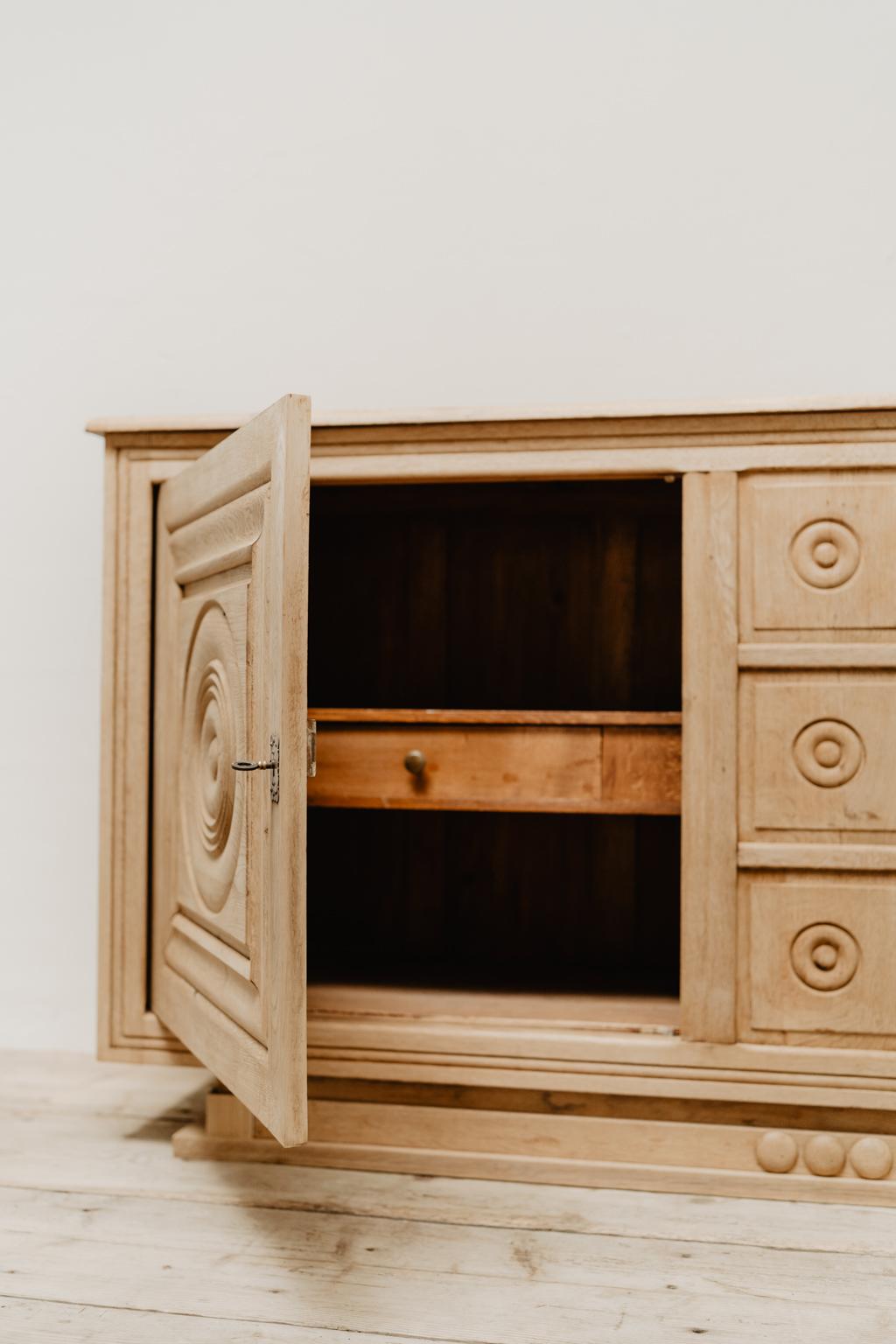 French Oak 1940s Cabinet 2
