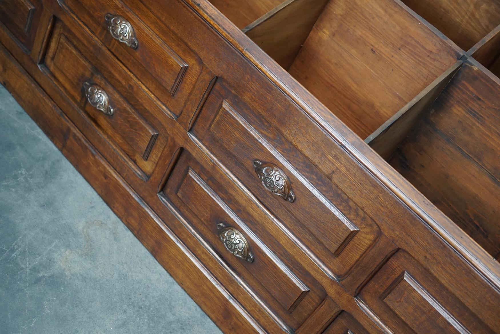 French Oak 19th Century General Store Shop / Display Cabinet or Counter 4