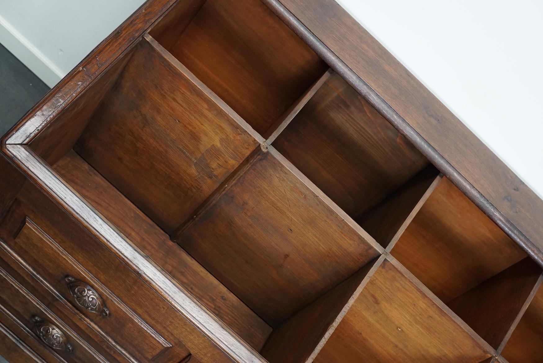 French Oak 19th Century General Store Shop / Display Cabinet or Counter 6