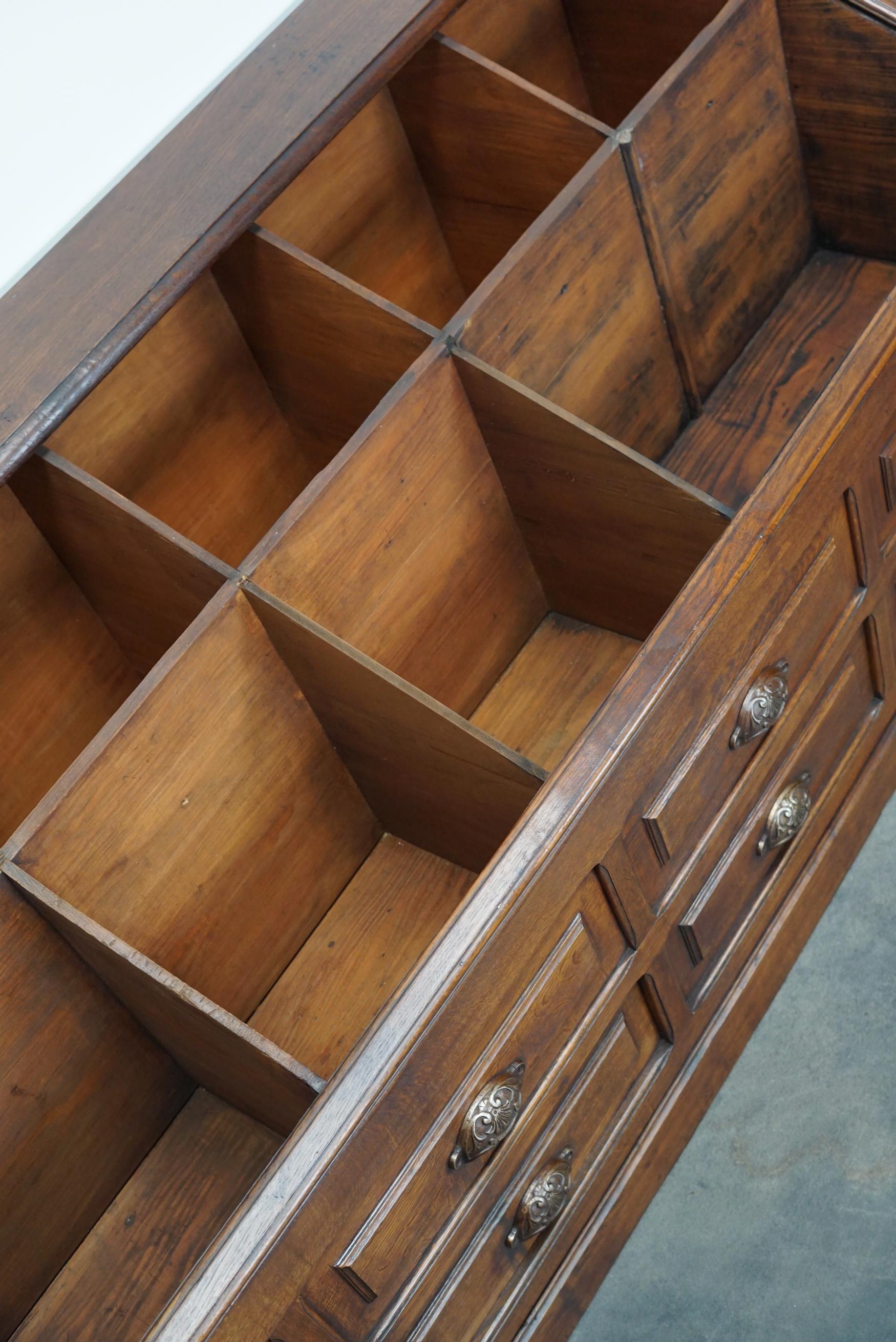 French Oak 19th Century General Store Shop / Display Cabinet or Counter 10