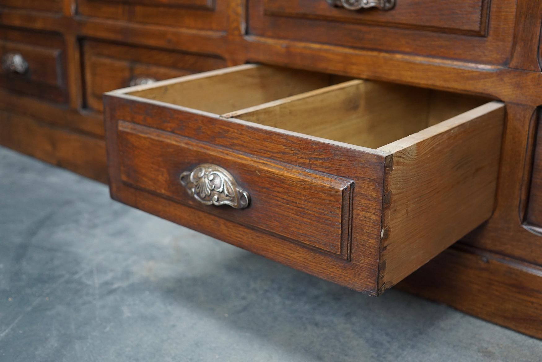 French Oak 19th Century General Store Shop / Display Cabinet or Counter 12