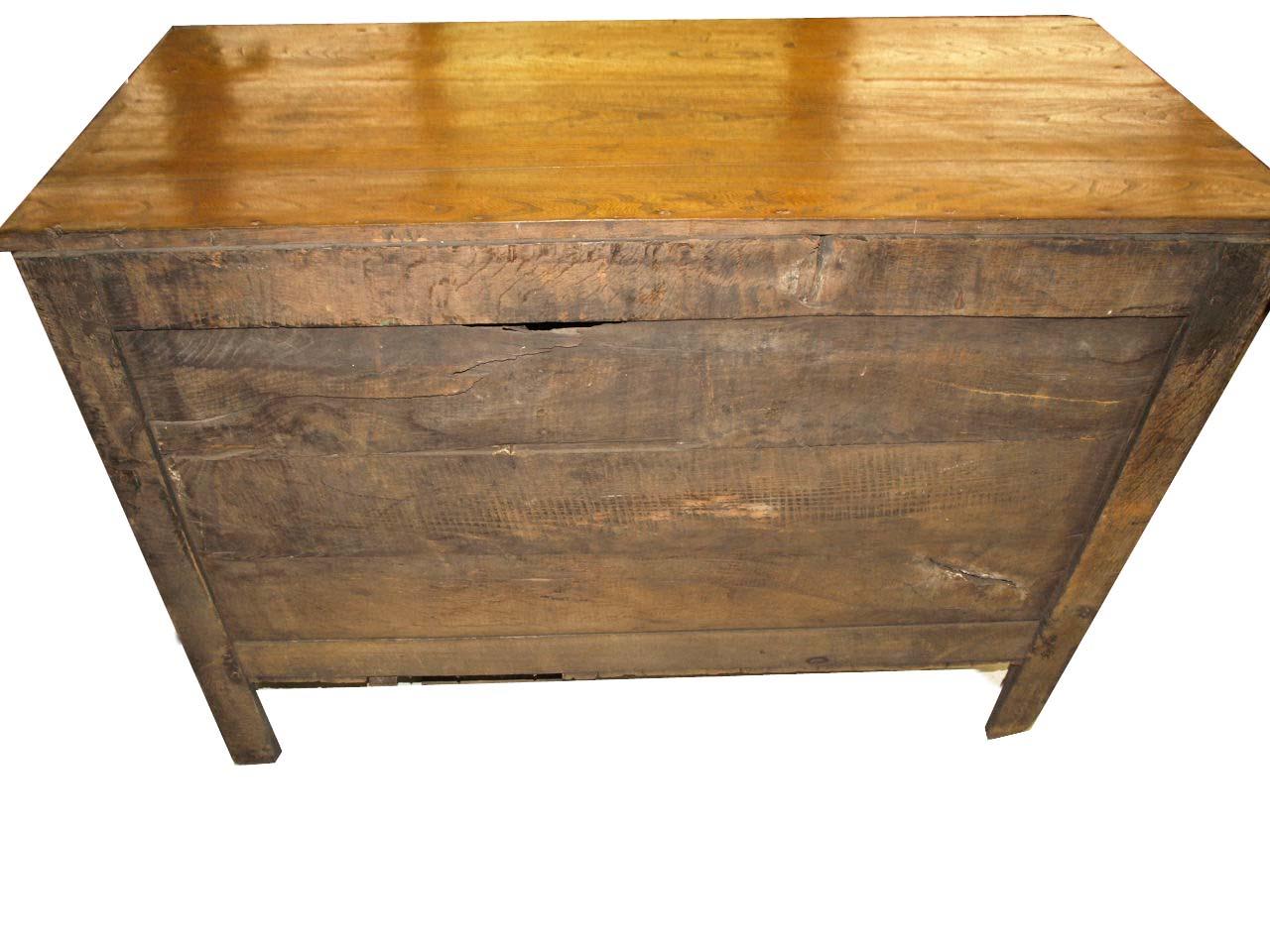 French Oak and Elm Commode For Sale 4