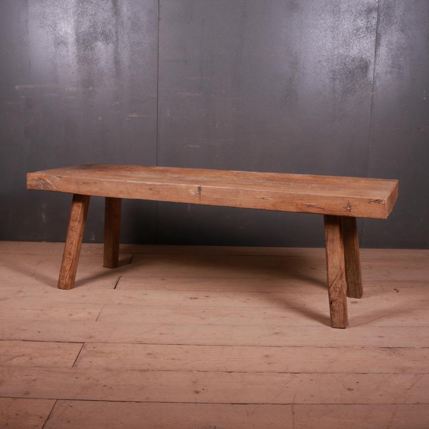 French Oak and Fruitwood Coffee Table 1