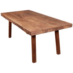 French Oak and Fruitwood Coffee Table