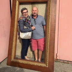 French Oak and Golden Moulding Picture Frame, 1900s