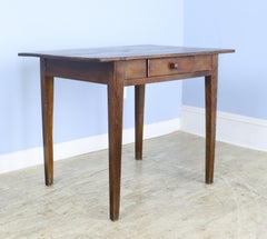 French Oak and Pine Country Side Table or Small Desk