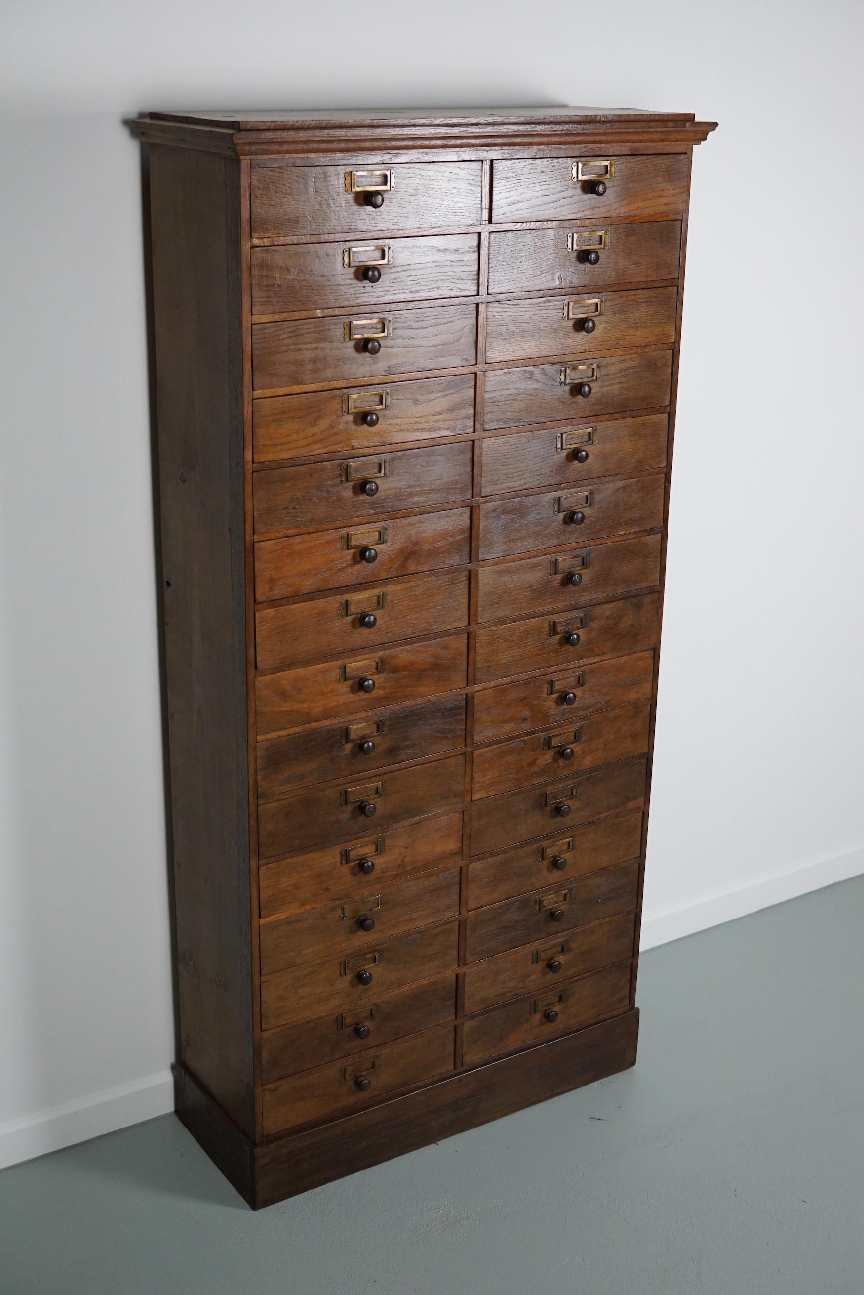 French Oak and Pine Jewelers / Watchmakers Cabinet, Early 20th Century For Sale 10