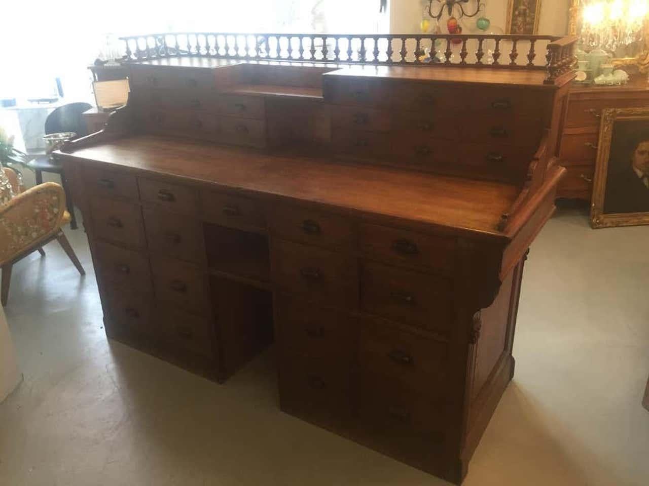 antique apothecary desk