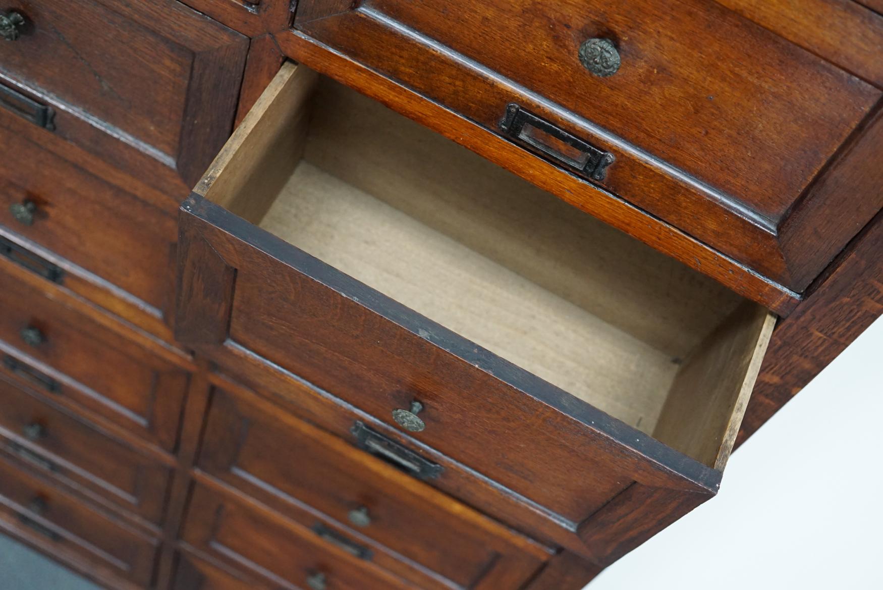 French Oak Apothecary Cabinet, 1870s 13