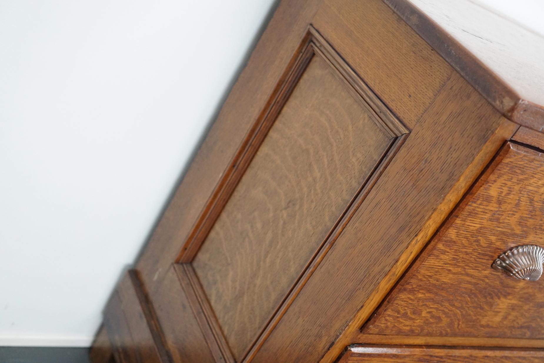 French Oak Apothecary Cabinet, 1890s 1