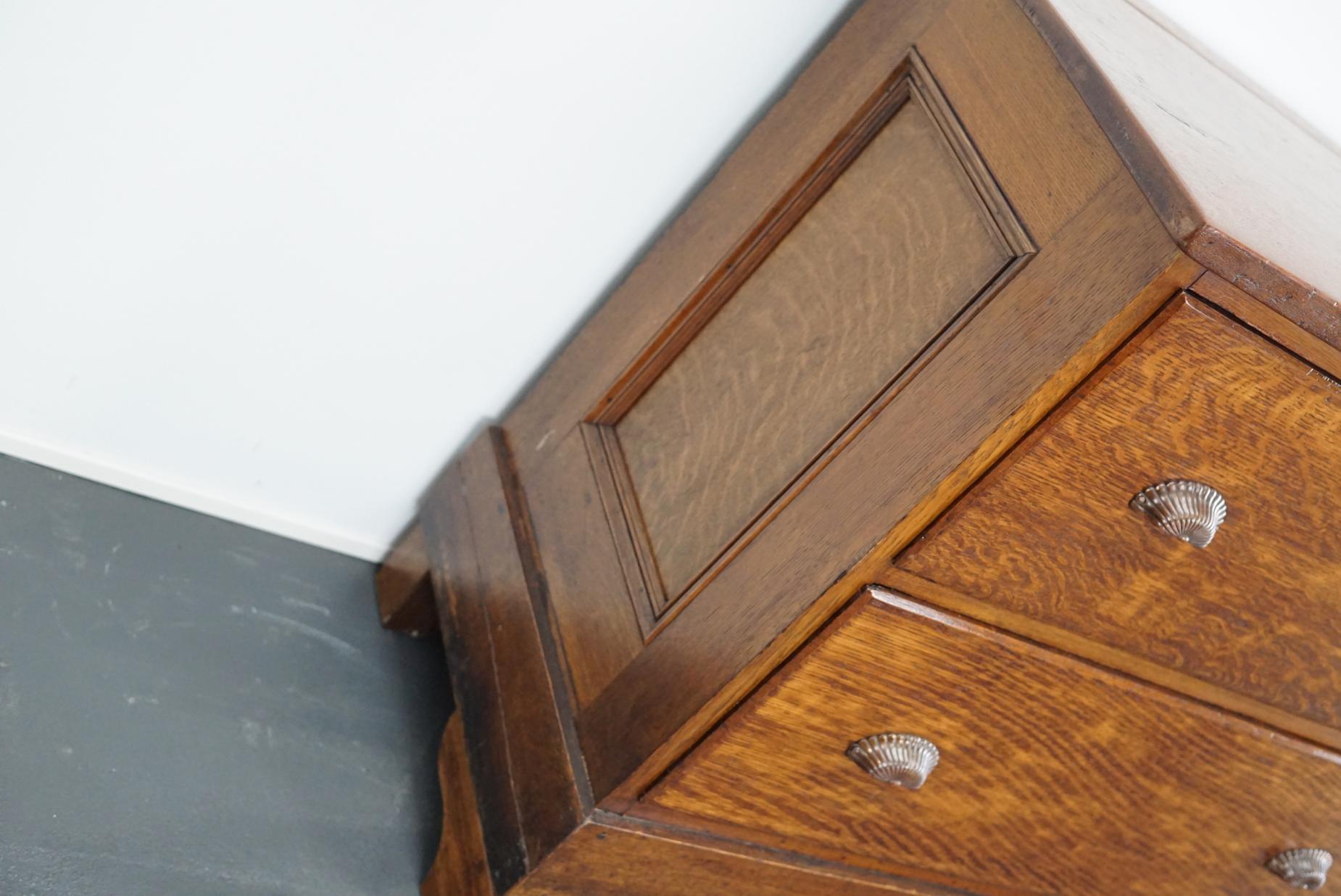 French Oak Apothecary Cabinet, 1890s 2