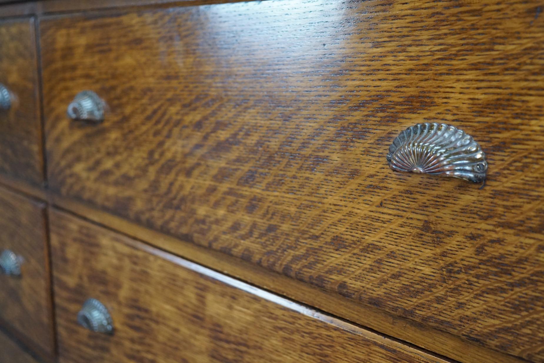 French Oak Apothecary Cabinet, 1890s 4