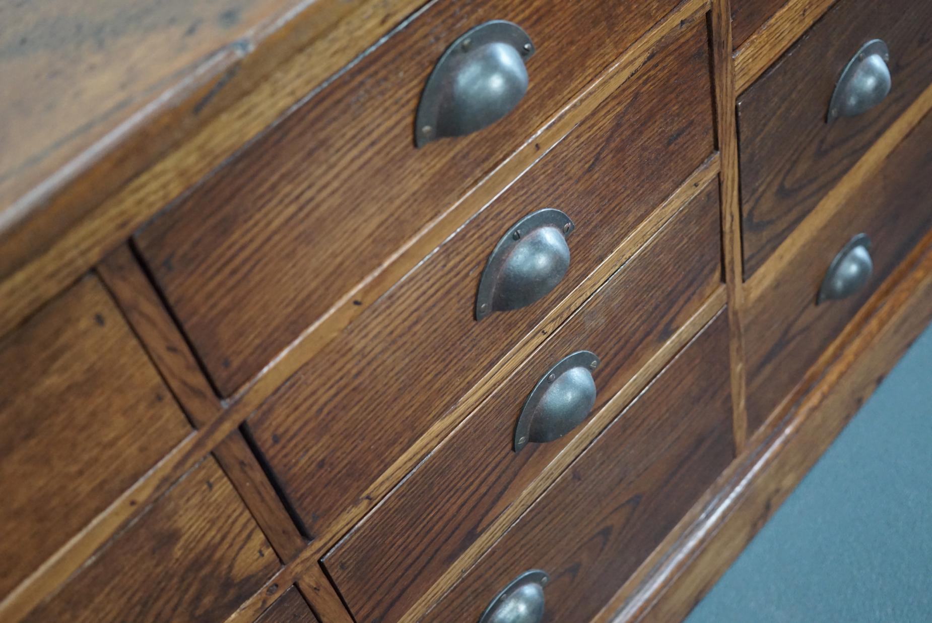 French Oak Apothecary Cabinet, 1930s 6